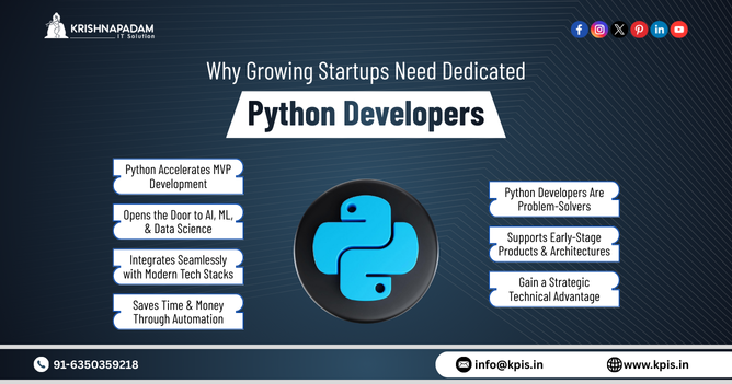 Why Growing Startups Need Dedicated Python Developers Boost Startup Growth